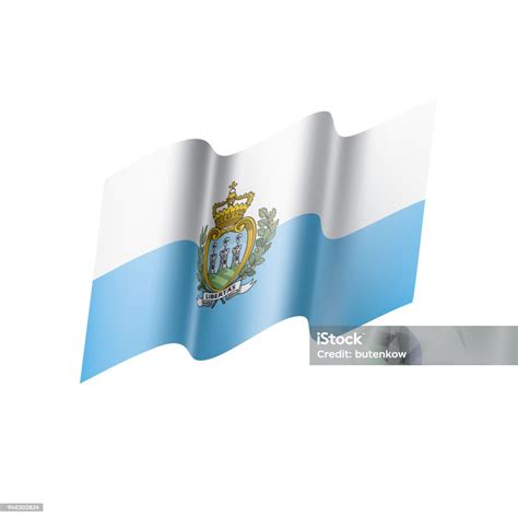 Vetores De Bandeira De San Marino Ilustração Vetorial E Mais Imagens De