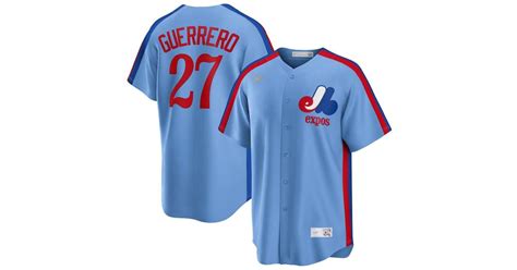 Nike Vladimir Guerrero Powder Blue Montreal Expos Road Cooperstown