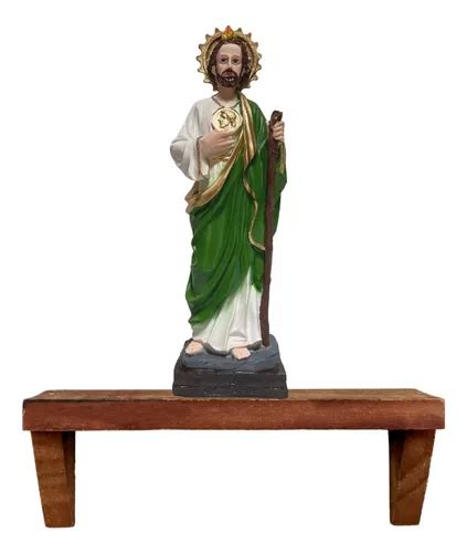 Imagen Religiosa Figura San Judas Tadeo Resina 40 Cm Meses Sin