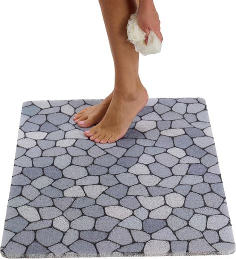 Amazon Loofah Shower Mat Non Slip Soft Pvc Mat Without Suction