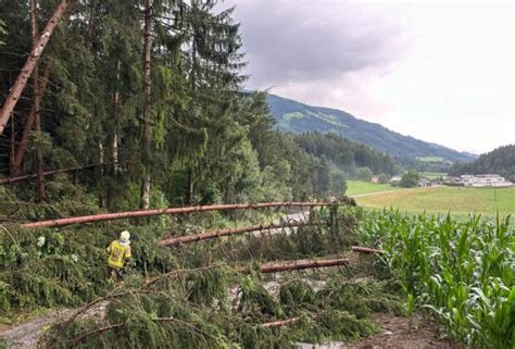 Sturmschäden Freiwillige Feuerwehr Weerberg