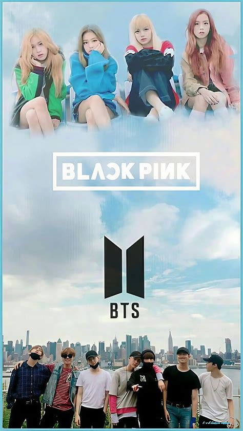 Bts And Blackpink Sky Background Kpop Korean Singers Hd Phone