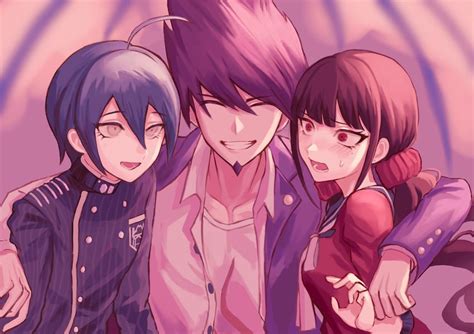 Saihara Shuichi Harukawa Maki And Momota Kaito Danganronpa And 1 More Drawn By Umeumeumestar