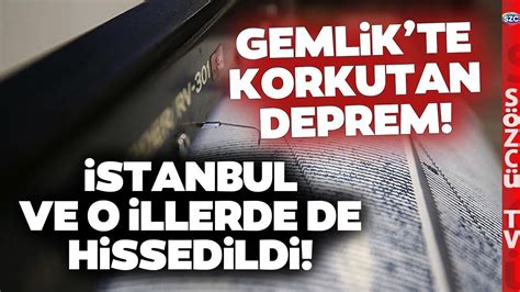 SON DAKİKA İstanbul da Hissedilen 5 1 Büyüklüğünde Deprem Oldu Merkez