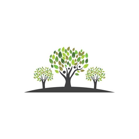 family tree logo template vector illustration 22096763 Vector Art at ...