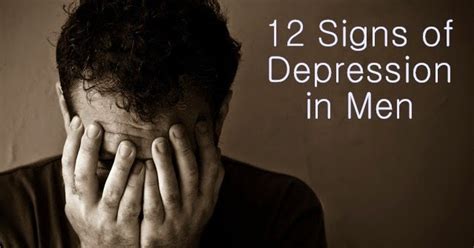 12 Signs Of Depression In Men Psychtronics