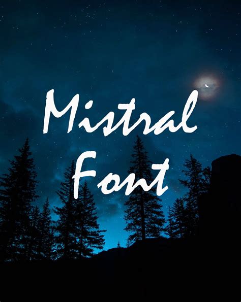 Mistral Font Free Download