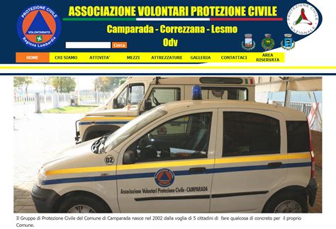 il nostro organigramma associazione volontari protezione civile
