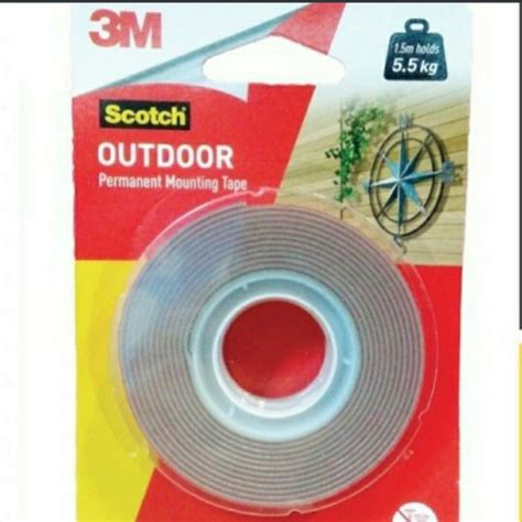 Jual 3m Double Tape Outdoor 4011 Double Tape Super Strong Size 21mm