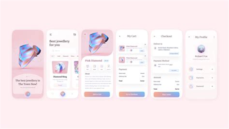 Jewellery Mobile App Template Graphicpicker