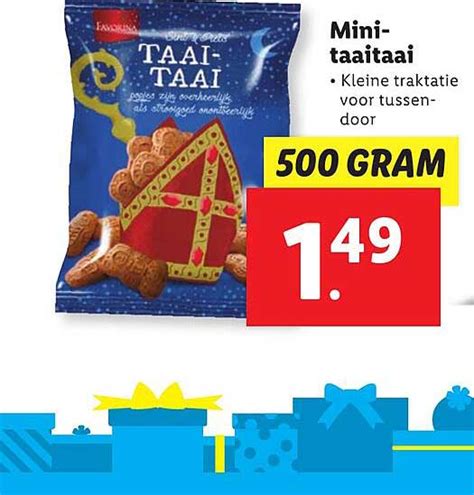 Favorina Mini Taaitaai Aanbieding Bij Lidl 1Folders Nl