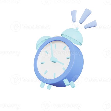 3d Alarm Clock Icon Simple 3d Illustration 9368935 Png