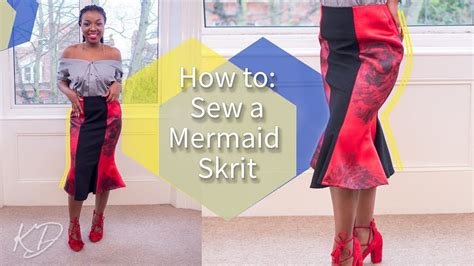 Detailed How To Sew A Mermaid Skirt Kim Dave Mermaid Skirt Basic Skirt Skirt Tutorial