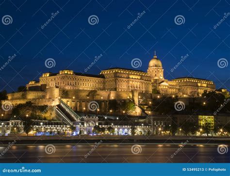 Castello Di Buda A Budapest Allora Blu Immagine Stock Immagine Di