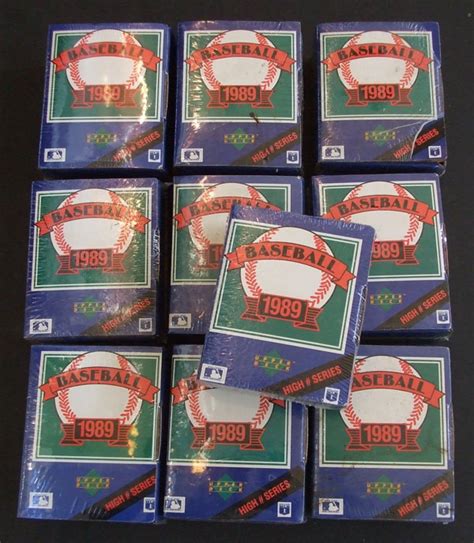 Lot Of 10 1989 Upper Deck Baseball High Series Factory Sets Ebay