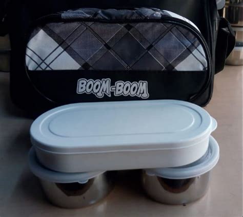 Stainless Steel Boom Boom Pouch Insulated Lunch Box Ml At Rs