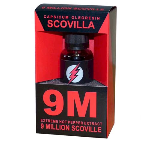 Scovilla 9 Million Scoville Units Extreme Hot Pepper Extract Peppers Ch