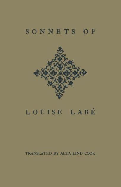 Sonnets Of Louise Lab By Louise Lab Paperback Barnes Noble