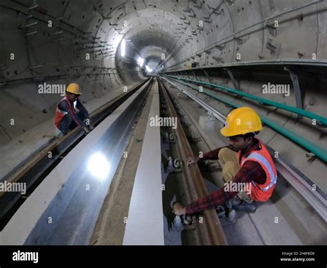 Kolkata West Bengal India Th Nov Labors Of East West Metro