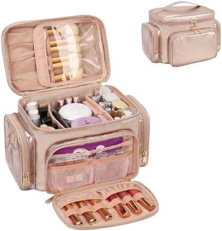 Amazon Bagmoly Large Makeup Bag Portable Travel Makeup Bag