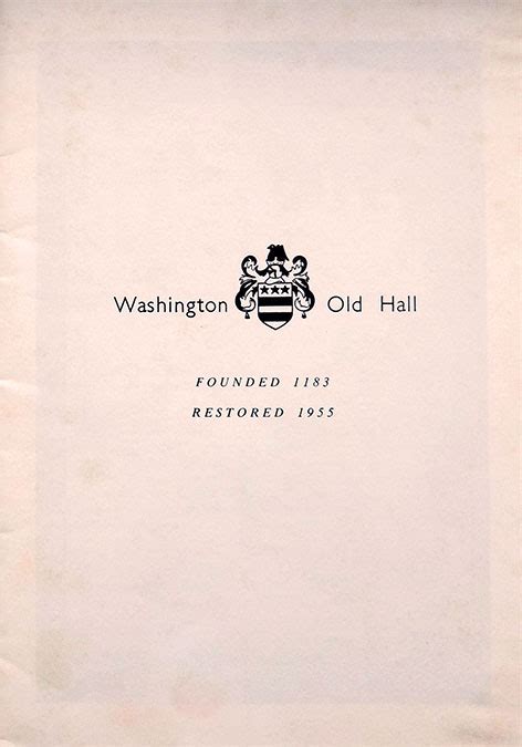 Washington Old Hall 2/6