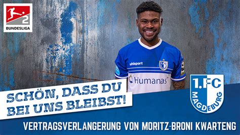 Moritz Broni Kwarteng verlängert beim 1 FC Magdeburg 1 FC Magdeburg