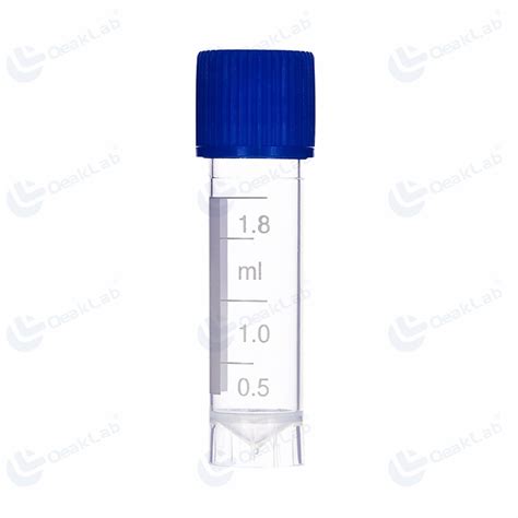 Plastic Cryovial Cryogenic 2ml Cryo Vial Tubes Clear Freezing Tube For