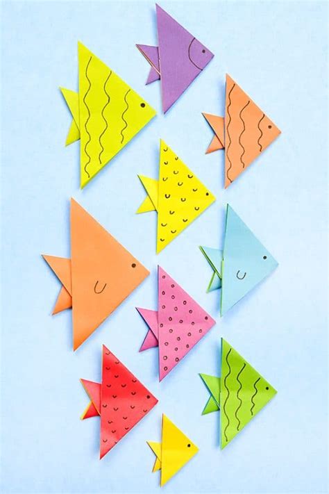 Origami Fish | Fun and Easy Paper Fish Craft