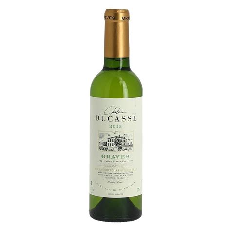 Château Ducasse White Graves Bordeaux Wine Semi Bottle