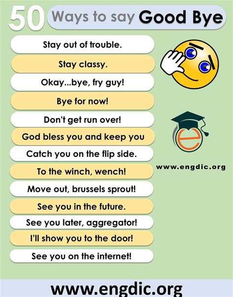 50 Different Ways To Say Goodbye Lyrics Engdic