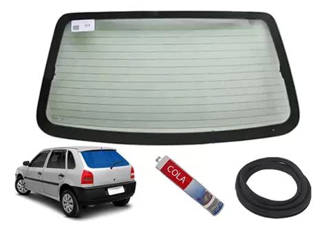 Parabrisa Traseiro Vw Gol G3 C Break Light Borrach Cola Frete grátis