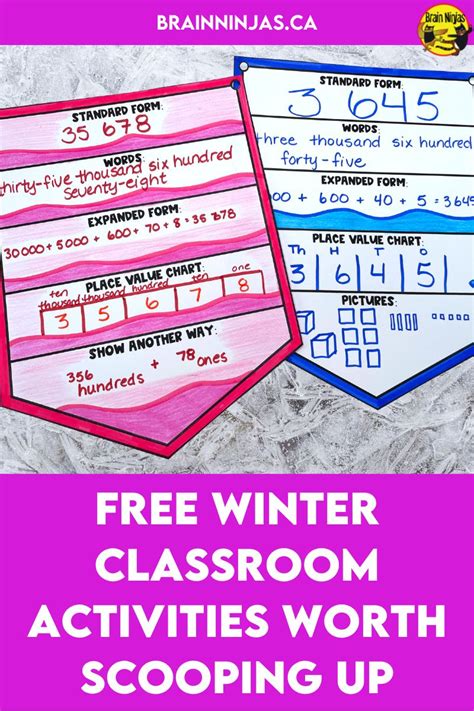 Free Winter Classroom Activities Worth Scooping Up Ninja Notes