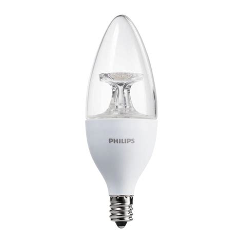 Philips W Equivalent Dimmable B E Soft White Led Light Bulb