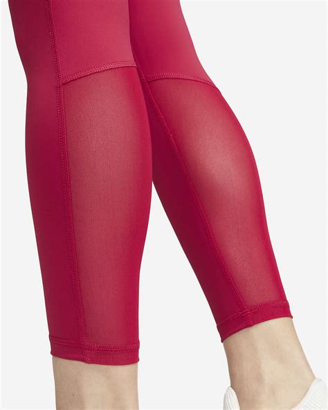 Nike Pro Women S High Waisted Mesh Panel Leggings Nike Nl