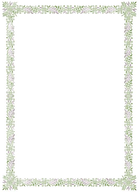 Vintage Floral Border Frame Free Vector Clipart Images On