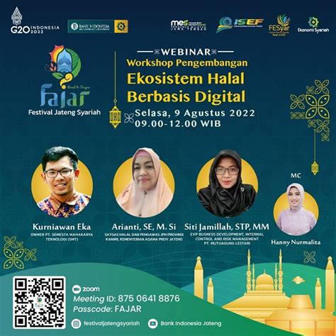 Workshop Pengembangan Ekosistem Halal Berbasis Digital Blog Pesantren