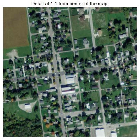 Aerial Photography Map of Van Buren, OH Ohio