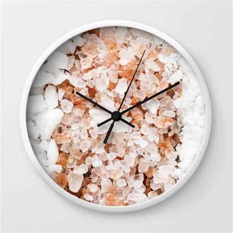 Buy Healing Spa Salts Wall Clock By Newburydesigns Worldwide Shipping