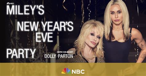 Miley Cyrus Talks Dolly Parton New Year S Eve Party Preview More