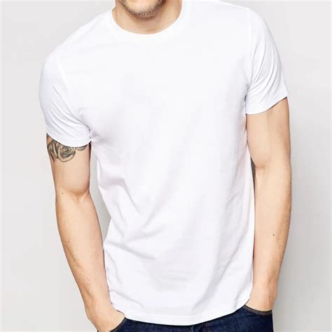 Wholesale Cheap Solid T Shirts Men Cotton Blank Man T Shirt O Neck