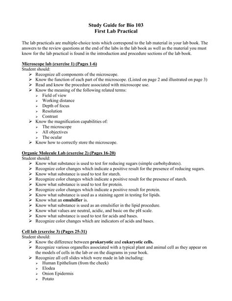 How To Study For Lab Practicals For Biology Study Poster