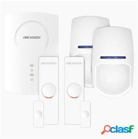 Hikvision kit sistema de alarma axp ro inalámbrico incluye 1 hub 2