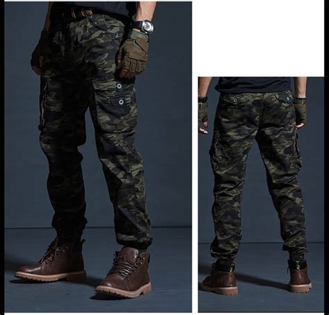 High Quality Khaki Casual Pants Men Military Tactical Joggers Etsy