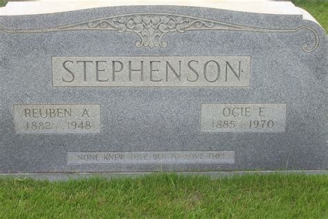 Reuben Archie Stephenson 1882 1948 Find A Grave Memorial