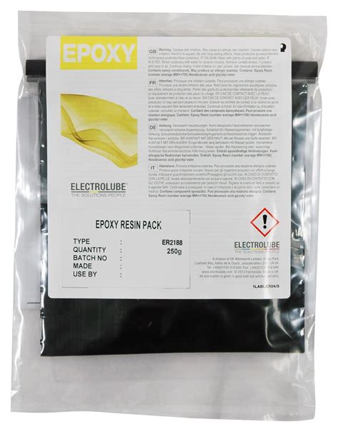 Er Rp G Electrolube Epoxy Resin Flame Retardant Low Viscosity