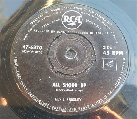 Elvis Presley - All Shook Up (1957, Vinyl) | Discogs