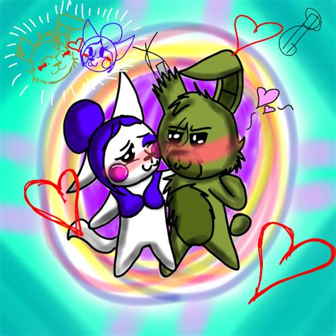 Ballora X Springtrap Chibi Fnaf Fanart By Springtrapfan4ever12 On