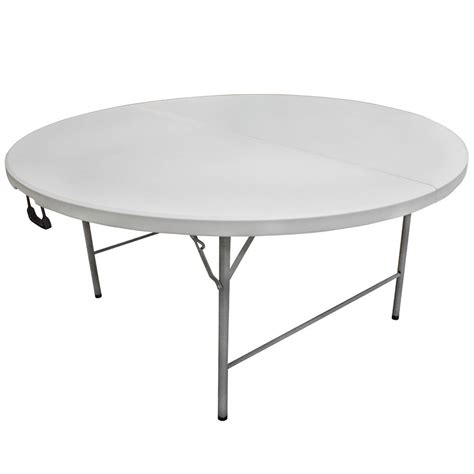 60 Inch Plastic Folding Round Table Party Outside Plastic Table