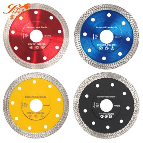 Mesh Thin Turbo Diamond Cutting Saw Blade For Porcelain Tile Cutting