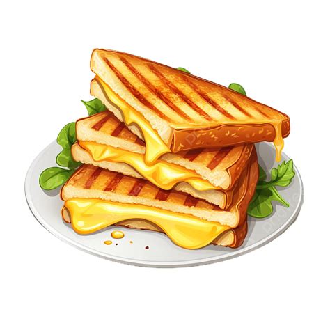 Grilled Cheese Sandwich Clipart